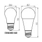 Preview: Kanlux Lampe IQ-LED A67 E27 Weiß 33747