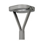 Preview: Kanlux LED Mastleuchte Parcoli 50W einstellbar CCT warm-/neutral-/tageslichtweiss 3000K/4000K/6500K IP66 Grau Aluminium 30x30cm 36435