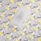Preview: Kanlux LED Mastleuchte Parcoli 50W einstellbar CCT warm-/neutral-/tageslichtweiss 3000K/4000K/6500K IP66 Grau Aluminium 30x30cm 36435