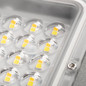 Preview: Kanlux LED Mastleuchte Parcoli 50W einstellbar CCT warm-/neutral-/tageslichtweiss 3000K/4000K/6500K IP66 Grau Aluminium 30x30cm 36435