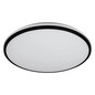 Preview: Kanlux LED Deckenleuchte Arvos 37W CCT warm-/tageslichtweiss 3000-6500K Fernbedienung Schwarz Stahl Ø50cm 37329