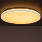 Preview: Kanlux LED Deckenleuchte Arvos 37W CCT warm-/tageslichtweiss 3000-6500K Fernbedienung Weiß Stahl Ø50cm 37332