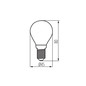 Preview: Kanlux LED Filament Tropfen XLED EX E14 G45 3,8W 806lm warmweiss 2700K 37342