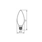 Preview: Kanlux LED Filament Kerze XLED E14 C35 4,5W 470lm warmweiss 2700K 37382