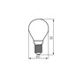 Preview: Kanlux LED Filament Tropfen XLED E14 G45 7W 1055lm warmweiss 2700K 37386
