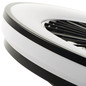 Preview: Kanlux LED Deckenleuchte mit Ventilator Plave 48W RGB + CCT 3000-6500K Fernbedienung Schwarz Weiß Ø48,5cm 38034