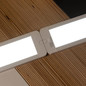 Preview: Kanlux LED Unterbauleuchte Daxa 5W CCT warm-/neutral-/tageslichtweiss 3000K/4000K/5500K dimmbar mit Sensor Weiß Aluminium 38122