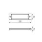 Preview: Kanlux LED Unterbauleuchte Daxa 5W CCT warm-/neutral-/tageslichtweiss 3000K/4000K/5500K dimmbar mit Sensor Weiß Aluminium 38122