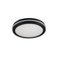 Preview: Kanlux LED Deckenleuchte Beno 12W CCT warm-/neutral-/tageslichtweiss 3000K/4000K/6500K IP65 Schwarz Ø20cm 38381