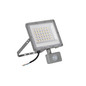 Preview: Kanlux LED Fluter Acete 30W CCT warm-/neutral-/tageslichtweiss 3000K/4000K/6500K Bewegungsmelder IP44 Grau Aluminium 38497