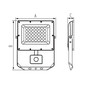 Preview: Kanlux LED Fluter Acete 30W CCT warm-/neutral-/tageslichtweiss 3000K/4000K/6500K Bewegungsmelder IP44 Grau Aluminium 38497