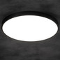 Preview: Kanlux LED Deckenleuchte S Plafon 20W CCT warm-/tageslichtweiss 3000-6500K dimmbar WLAN App Schwarz Ø39cm 38610
