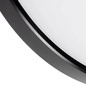 Preview: Kanlux LED Deckenleuchte S Plafon 20W CCT warm-/tageslichtweiss 3000-6500K dimmbar WLAN App Schwarz Ø39cm 38610