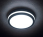 Preview: Kanlux LED Deckenleuchte Beno rund 18W einstellbar CCT warm-/neutralweiss 3000K/3500K/4000K Bewegungsmelder IP65 Graphit Ø22cm 38790