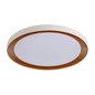 Preview: Kanlux LED Deckenleuchte Anbar 37W CCT warm-/tageslichtweiss 3000-6500K Fernbedienung Weiß Bronze Stahl Ø55cm 38930