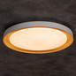 Preview: Kanlux LED Deckenleuchte Anbar 37W CCT warm-/tageslichtweiss 3000-6500K Fernbedienung Weiß Bronze Stahl Ø55cm 38930
