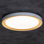 Preview: Kanlux LED Deckenleuchte Anbar 37W CCT warm-/tageslichtweiss 3000-6500K Fernbedienung Weiß Bronze Stahl Ø55cm 38930