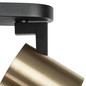 Preview: Kanlux Deckenstrahler Laurin GU10 Schwarz Gold Aluminium 38960