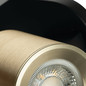 Preview: Kanlux Deckenstrahler Laurin GU10 Schwarz Gold Aluminium 38960