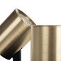 Preview: Kanlux Deckenstrahler Laurin 3-flammig 3xGU10 Schwarz Gold Aluminium Ø22cm 38963