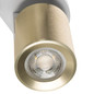 Preview: Kanlux Deckenstrahler Laurin GU10 Weiß Gold Aluminium 38964