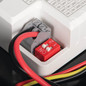 Preview: Kanlux LED Deckenleuchte Daber 13W einstellbar CCT warm-/neutralweiss 3000K/3500K/4000K IP66 Schwarz Ø25cm 39022