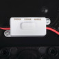 Preview: Kanlux LED Deckenleuchte Daber 20W einstellbar CCT warm-/neutralweiss 3000K/3500K/4000K IP66 Schwarz Ø30cm 39026