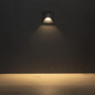 Preview: Kanlux LED Wandeinbauleuchte Exin 2,5W warmweiss 3000K Bewegungsmelder IP65 Grau Aluminium 39131