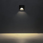 Preview: Kanlux LED Wandeinbauleuchte Exin 2,5W neutralweiss 4000K IP65 Schwarz Aluminium 39139