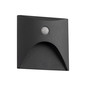Preview: Kanlux LED Wandeinbauleuchte Exin 2,5W neutralweiss 4000K Bewegungsmelder IP65 Grau Aluminium 39143