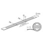 Preview: Kanlux LED Streifen 5m LCOB 3W/m 24V warmweiss 3000K dimmbar IP65 8,2mm 39166