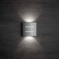 Preview: Kanlux LED Außenwandleuchte Refazi halbrund 6W neutralweiss 4000K IP54 Weiß 39183