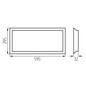 Preview: Kanlux LED Panel Blingo 24W neutralweiss 4000K 90Ra IP54 UGR19 Weiß Stahl 59,5x29,5cm 39238