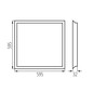 Preview: Kanlux LED Panel Blingo 40W neutralweiss 4000K 90Ra IP54 UGR19 Weiß Stahl 59,5x59,5cm 39239