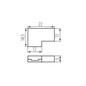 Preview: Kanlux Verbinder für LED Streifen CCT 10mm L-Form 39529