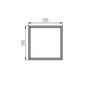 Preview: Kanlux Einbaurahmen für LED Panel Sky-V 60x60cm Schwarz Stahl 39754