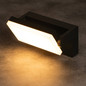 Preview: Kanlux LED Außenwandleuchte Xerto 20W CCT warm-/neutral-/tageslichtweiss 3000K/4000K/6500K Bewegungsmelder IP44 Schwarz Aluminium 45819