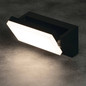 Preview: Kanlux LED Außenwandleuchte Xerto 20W CCT warm-/neutral-/tageslichtweiss 3000K/4000K/6500K Bewegungsmelder IP44 Schwarz Aluminium 45819