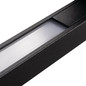 Preview: Kanlux LED Außenwandleuchte Yalte 12W CCT warm-/neutral-/tageslichtweiss 3000K/4000K/6500K IP54 Doppelmontage Schwarz Aluminium 123cm 45873