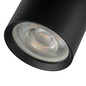 Preview: Kanlux Pendelleuchte für 1-Phasen Stromschiene ATL GU10 Schwarz Eisen 22cm 45916