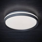 Preview: Kanlux LED Deckenleuchte Lixan 47W CCT warm-/tageslichtweiss 3000-6500K dimmbar Fernbedienung Weiß Silber Ø38,5cm 46280