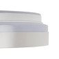 Preview: Kanlux LED Deckenleuchte Lixan 47W CCT warm-/tageslichtweiss 3000-6500K dimmbar Fernbedienung Weiß Silber Ø38,5cm 46280