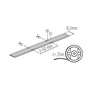 Preview: Kanlux LED Streifen 25m LCOB 3W/m 24V tageslichtweiss 6500K dimmbar IP65 8,2mm 46301