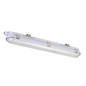 Preview: Kanlux LED Feuchtraumleuchte MAH Pro 19W einstellbar neutralweiss 4000K IP66 Grau 66cm 46330