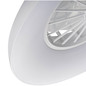 Preview: Kanlux LED Deckenleuchte mit Ventilator Plave 24W RGB + CCT 3000-6500K Fernbedienung Weiß Ø48,5cm 46370