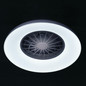 Preview: Kanlux LED Deckenleuchte mit Ventilator Plave 24W RGB + CCT 3000-6500K Fernbedienung Weiß Ø48,5cm 46370