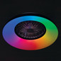 Preview: Kanlux LED Deckenleuchte mit Ventilator Plave 48W RGB + CCT 3000-6500K Fernbedienung Schwarz Ø60cm 46371