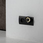 Preview: Kanlux LED Nachtlicht Ribi 0,3W warmweiss 2700K Bewegungsmelder Schwarz Ø6cm 46381