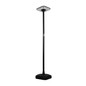 Preview: Kanlux LED Solar-Stehleuchte Pareno 25W CCT warm-/neutral-/tageslichtweiss 3000K/4000K/6500K Bewegungsmelder Fernbedienung Akku IP54 Schwarz 260cm 46450