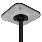 Preview: Kanlux LED Solar-Stehleuchte Pareno 25W CCT warm-/neutral-/tageslichtweiss 3000K/4000K/6500K Bewegungsmelder Fernbedienung Akku IP54 Schwarz 260cm 46450